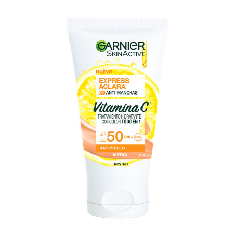 BB Cream Garnier Express Aclara Tono Medio FPS50 40ml BB Cream Garnier Express Aclara Tono Medio FPS50 40ml