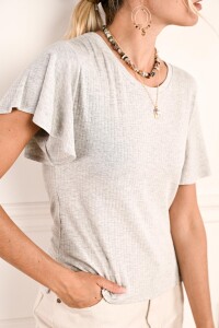 Remera Gris Melange