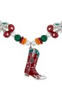 Summer Boot Necklace Plata