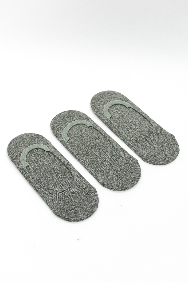 Medias Invisible Cardio, Pack X 3 - Estampado 3 