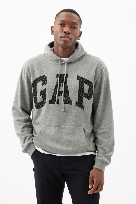 Canguro Logo Gap Sin Felpa Hombre B10 Grey Heather