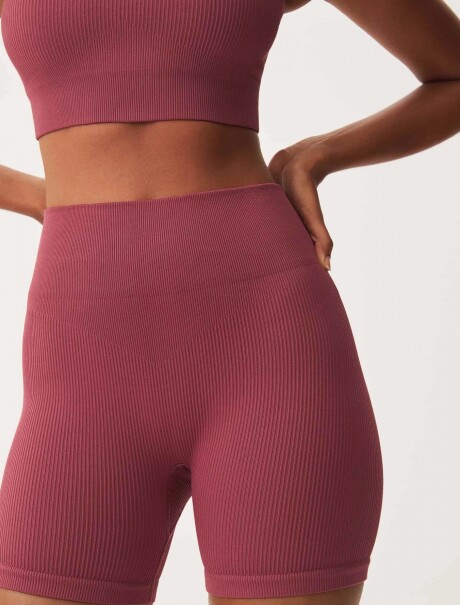 CALZA BIKER SIN COSTURA ROSADO