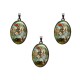 MEDALLAS DE SANTOS 5CM X3 UNIDADES Gp117/san Jorge