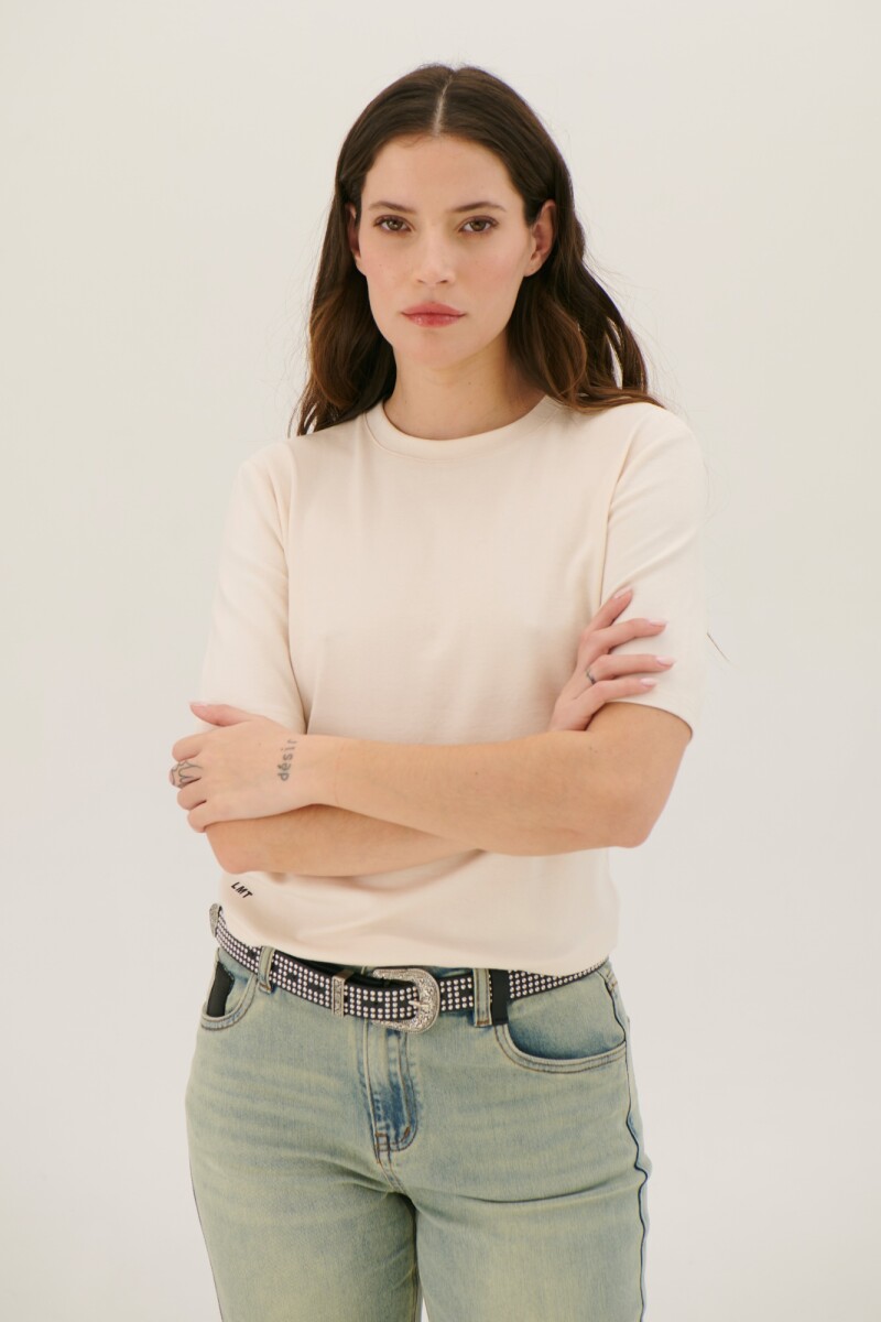 REMERA CODO BEIGE