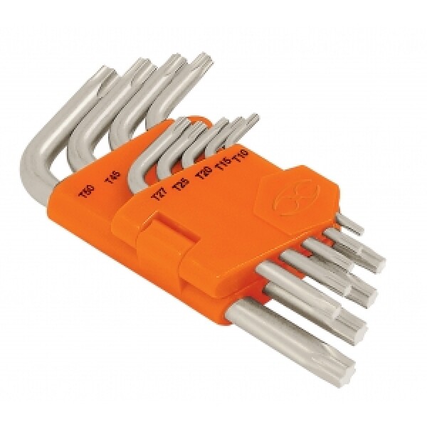 Kit de Llaves Torx T10 - T50 Caja Plástica Truper Kit de Llaves Torx T10 - T50 Caja Plástica Truper