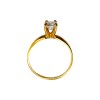 Anillo Solitario-Oro bajo-Piedra zirconia-AN8055 conpiedra