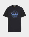 Polo Mountain Graphic Manga Corta Hombre Black