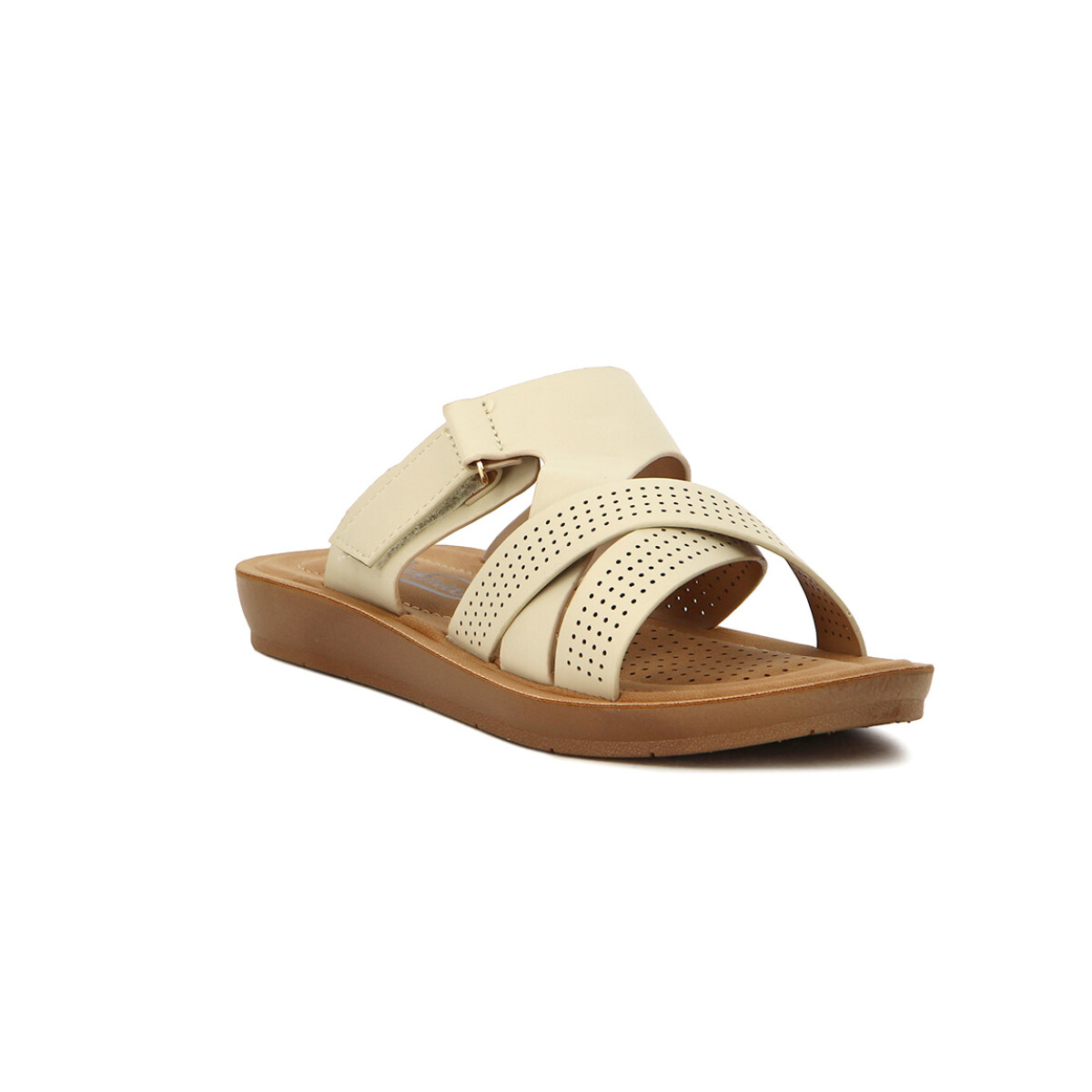 Darkness Sandalia Adele Casual S/baja - Beige - Beige 