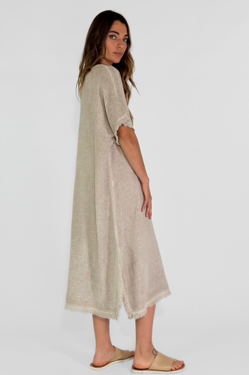 VESTIDO MONTEFALCO - BEIGE 