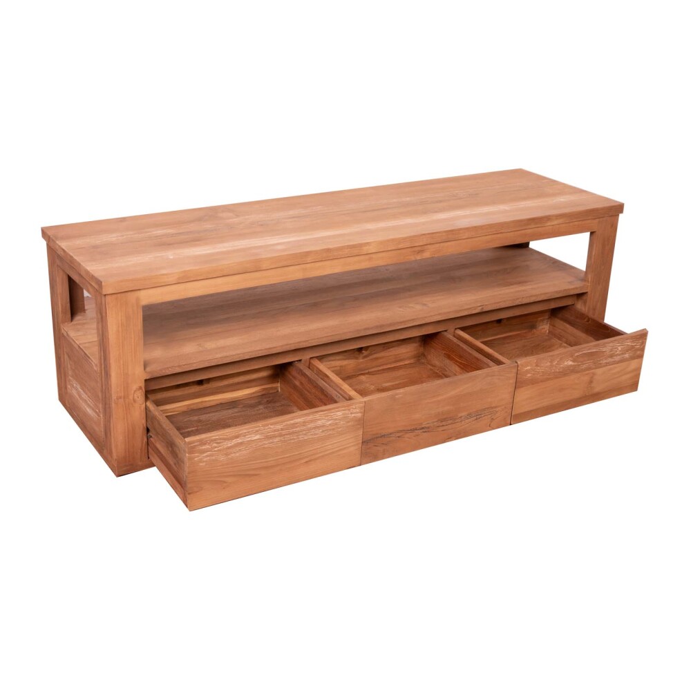 MUEBLE PARA TV MADERA-Y-FIBRA-NATURAL NATURAL-BEIGE HORINZONTE NATURAL