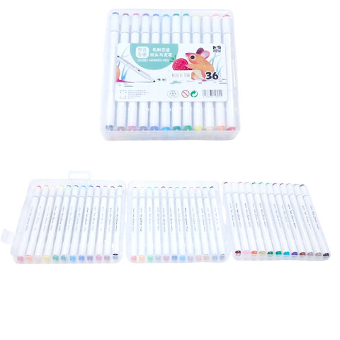 Marcadores de doble cabeza 36pcs Marcadores De Doble Cabeza 36pcs