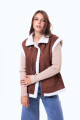 Chaleco gamulán Bolson Camel