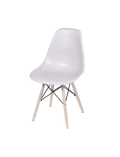 SILLA EAMES COMEDOR CON BASE EN MADERA BEIGE SILLA EAMES COMEDOR CON BASE EN MADERA BEIGE