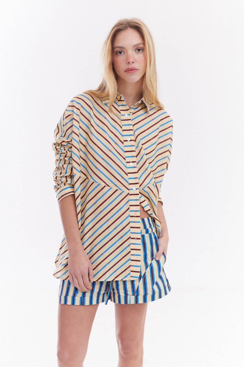 Camisa Homie Amarillo Rayado