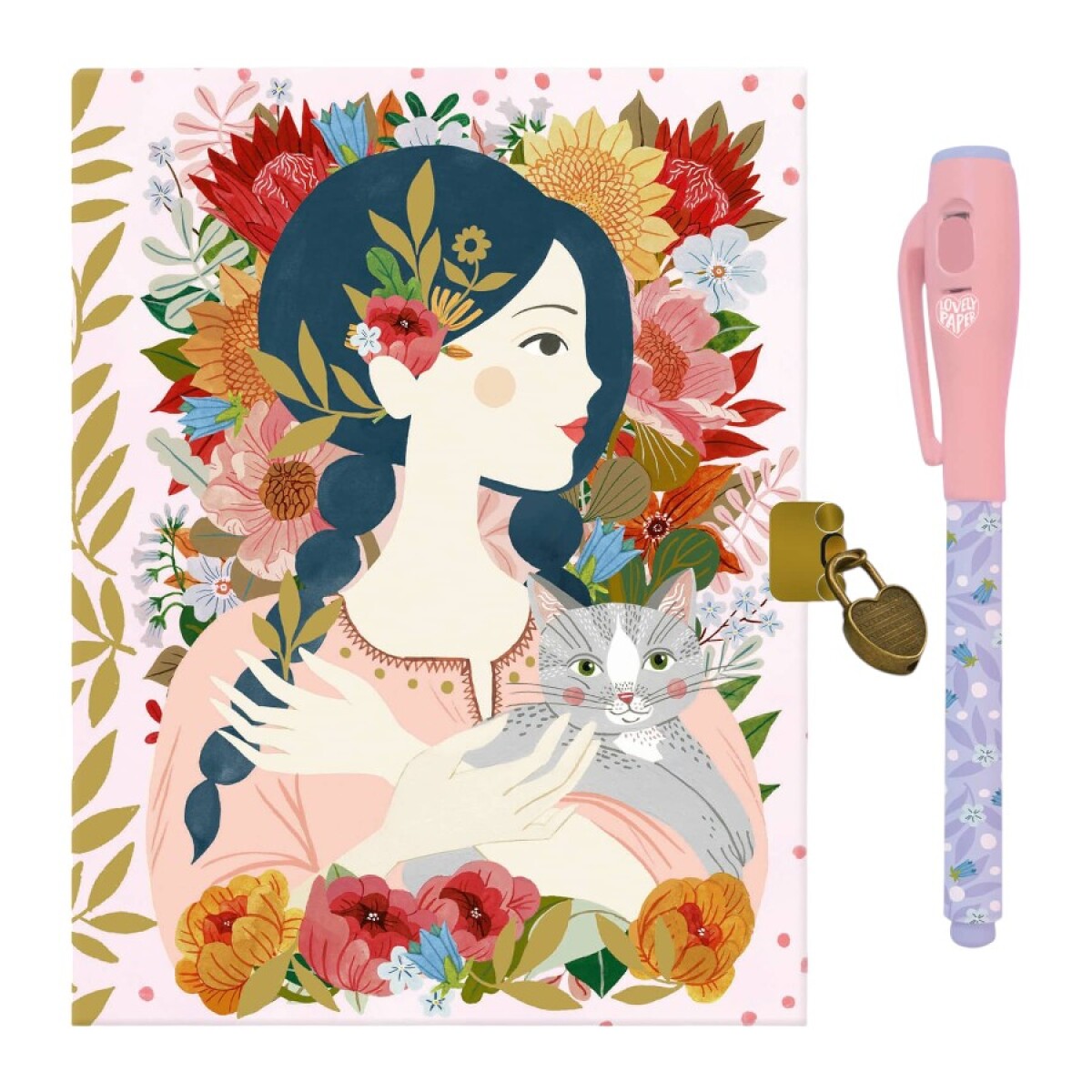 Diario Íntimo Oana con Lapicera Mágica Djeco 