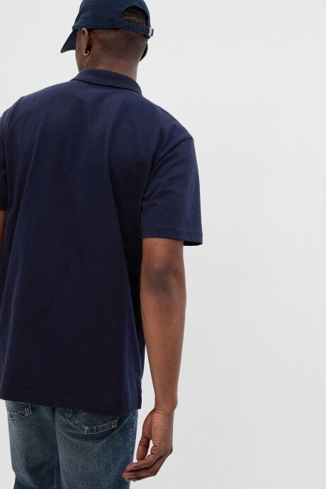 Remera Polo Hombre New Classic Navy