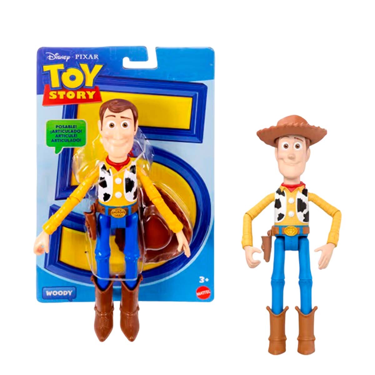 Muñeco Toy Story 5 Figura De Acción Mattel Original - Woody 