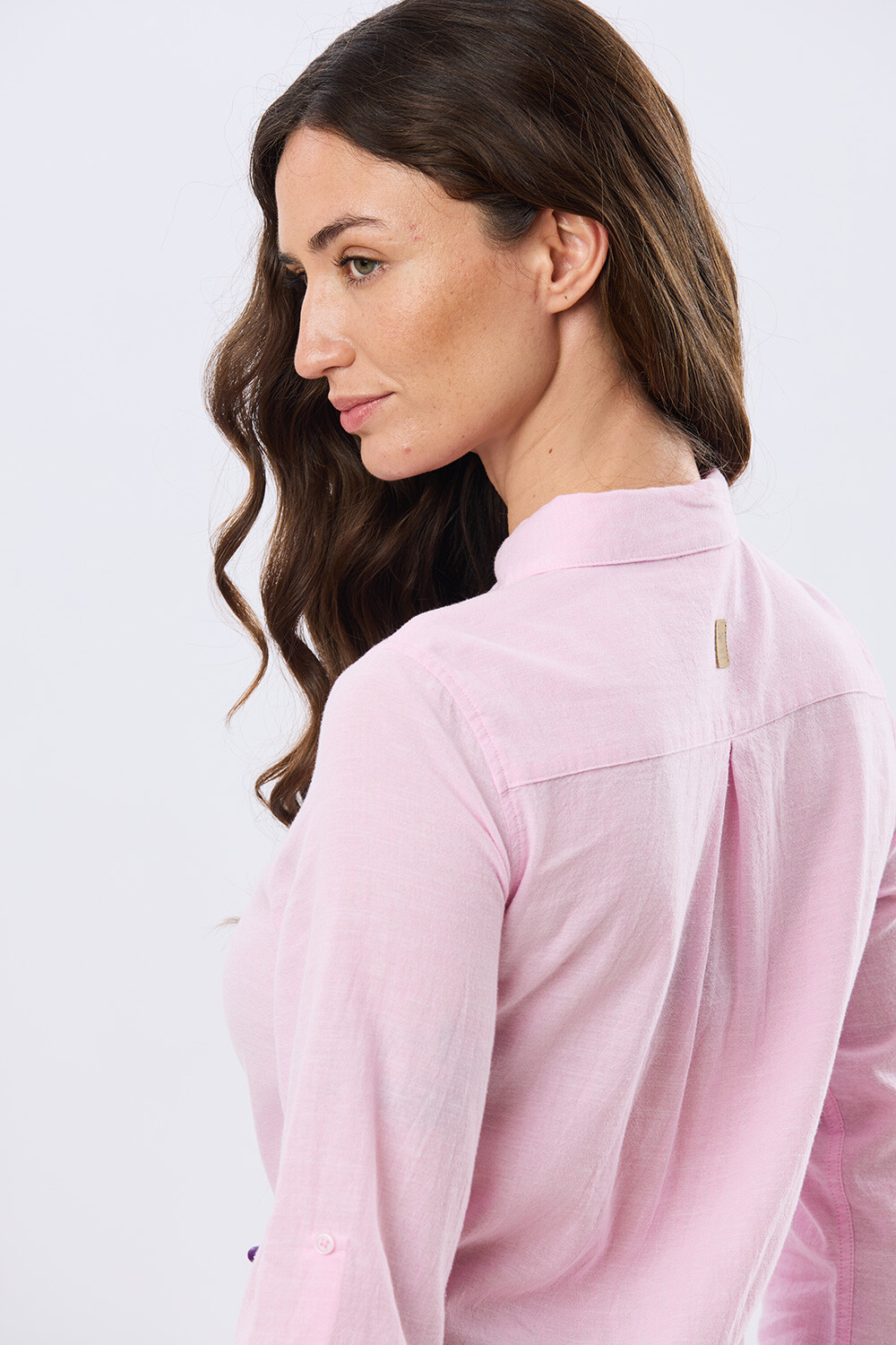 CAMISA LISA DE LINO Rosacla