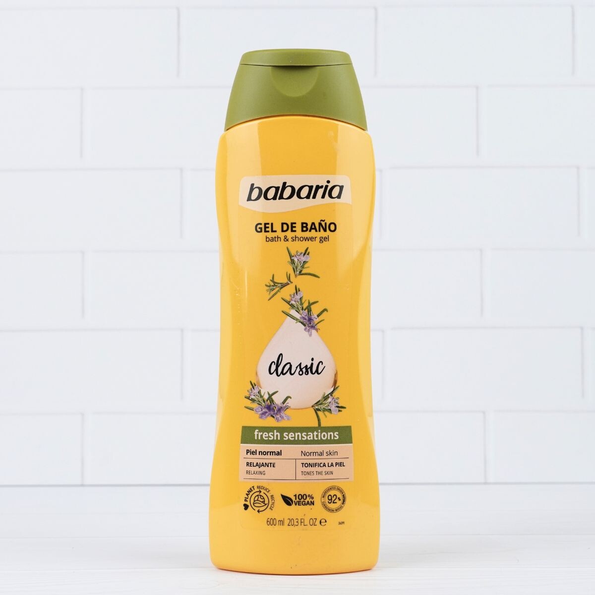 JABON GEL DE DUCHA BABARIA 600 ML ROMERO 