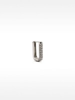 Aro Individual De Cristales - Acero Inoxidable plateado