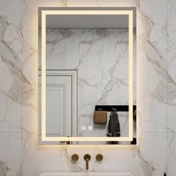 Espejo De Baño Con Luz Led 3 Tonos Rectangular Espejo De Baño Con Luz Led 3 Tonos Rectangular