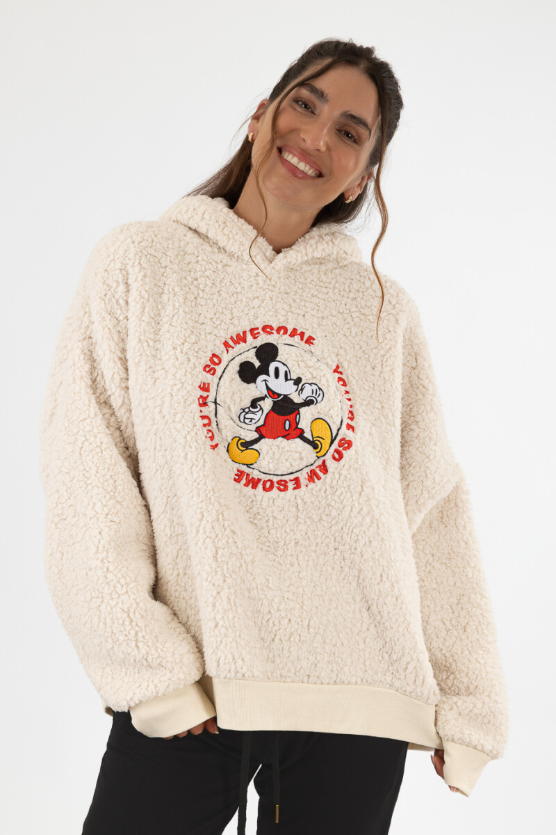 Sweater sherpa disney - Marfil 