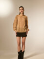 Blusa Rivane Beige Oscuro