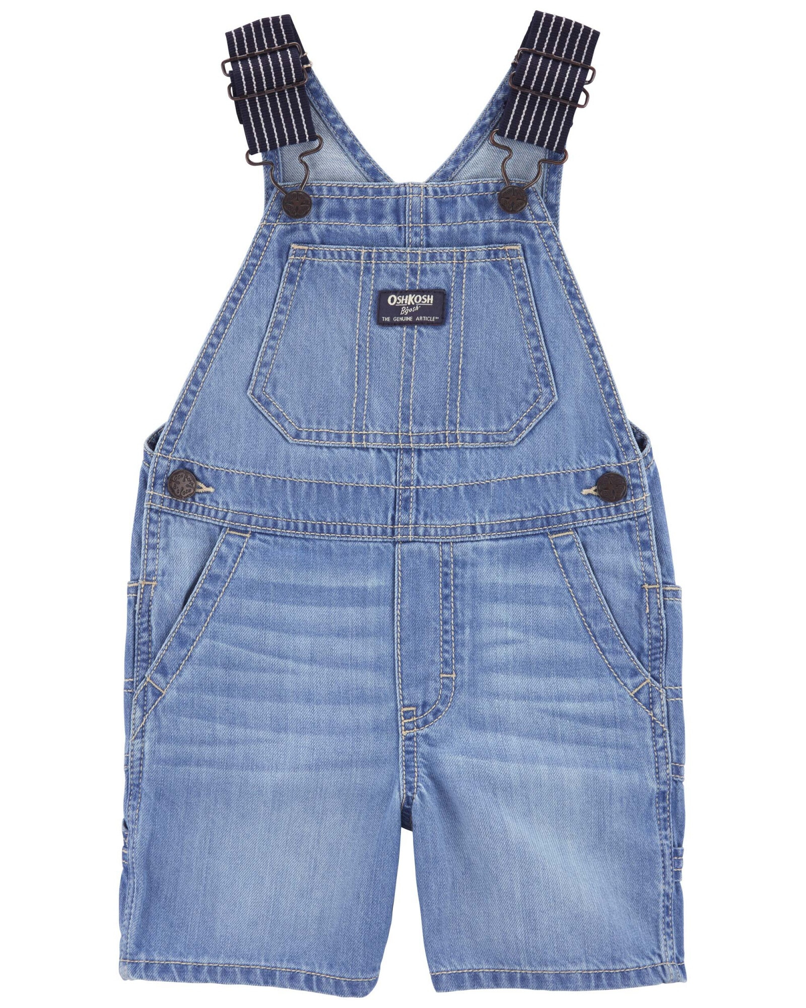 Enterito corto jean con tirantes hickory Enterito corto jean con tirantes hickory