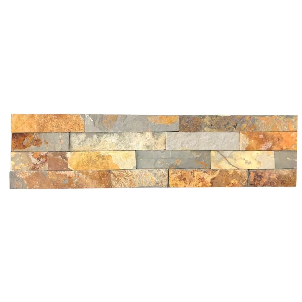 Piedra natural Oxido para pared 15x60 cm Mate Piedra Natural Oxido Para Pared 15x60 Cm Mate