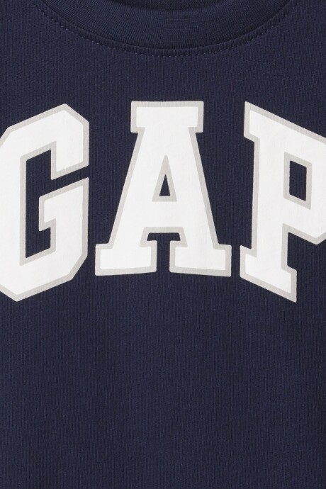 Remera Logo Gap Manga Corta Toddler Niño Tapestry Navy