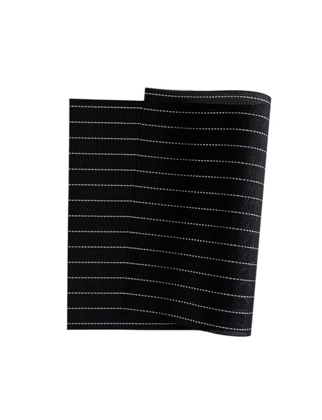 INDIVIDUAL PVC RAYAS BLANCAS 45x30CM NEGRO INDIVIDUAL PVC RAYAS BLANCAS 45x30CM NEGRO