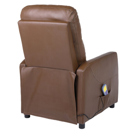 Sillon reclinable 1 cuerpo con masajeador y calefaccion - Marrón Sillon reclinable 1 cuerpo con masajeador y calefaccion - Marrón