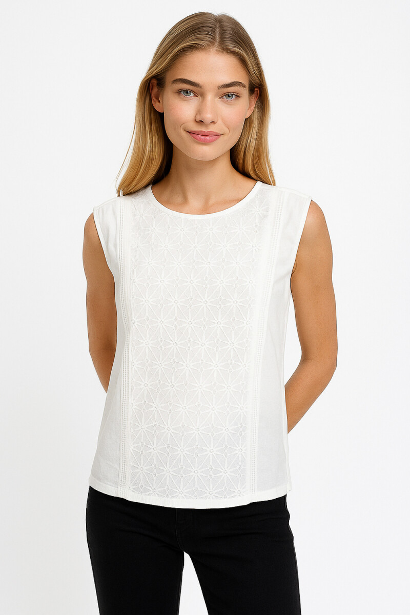 Blusa Eligon - Blanco 