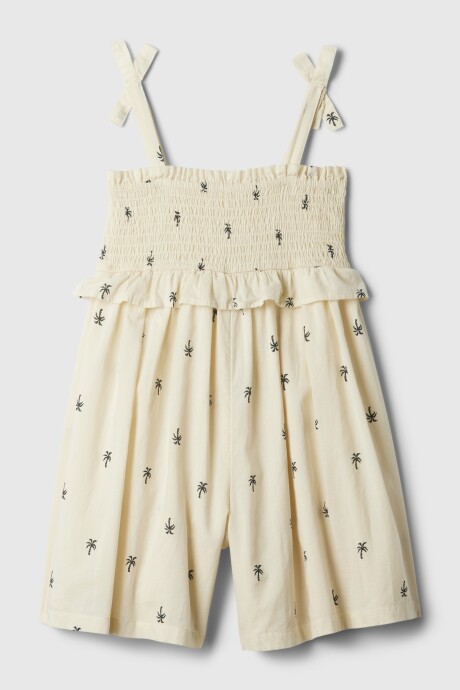 Vestido Punto Smock Toddler Niña Chino