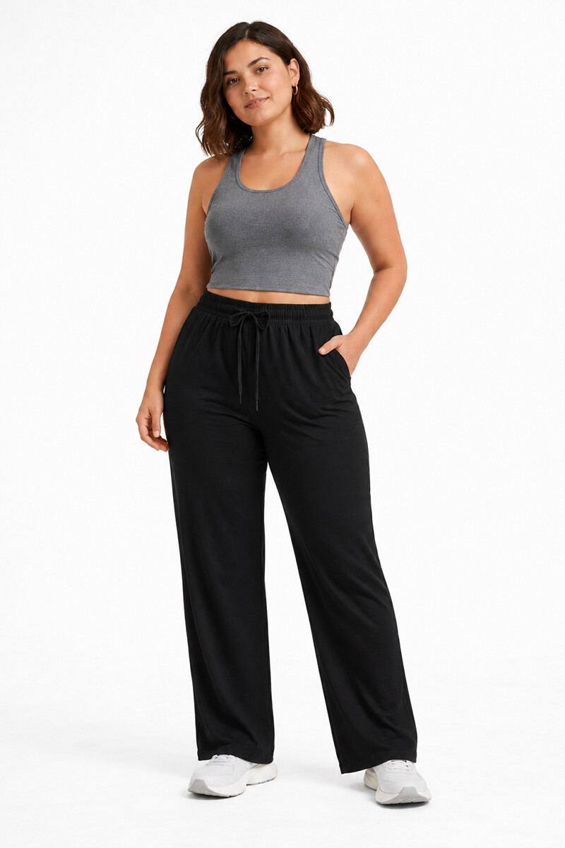 Pantalón Fitness Mujer - Negro 