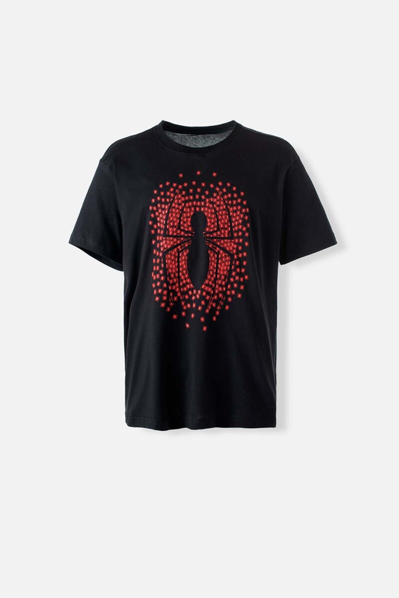 Camiseta hombre Spiderman - Negro 