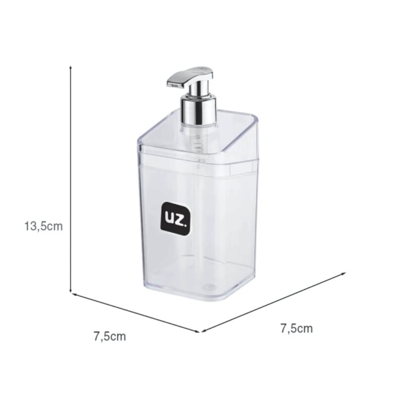 Dispensador de jabón 350ml TRANSPARENTE