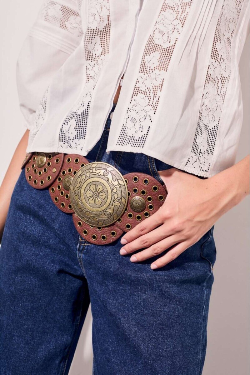 Cinto Ancho - Marron 