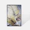 CUADRO DEC HOJAS 60X90CM Unica