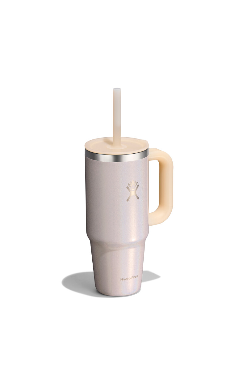 24 OZ ALL AROUND TRAVEL TUMBLER Glimmer Cream