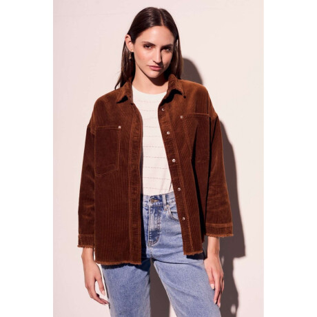 Sobrecamisa Corduroy Marrón