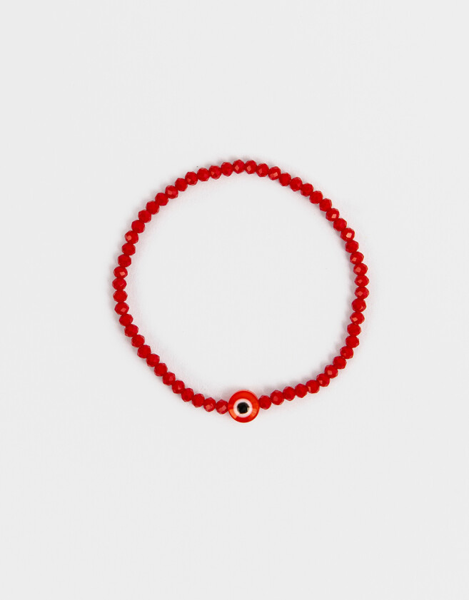 Pulseras Elásticas Con mostacillas Pulsera Con Mostacillas - Rojo Medio