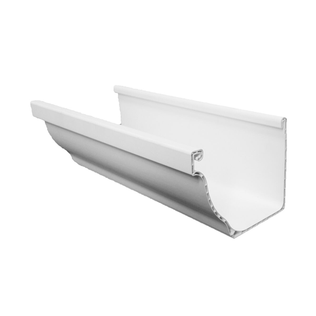 Canaleta para Techo en PVC 4mts - Blanco 