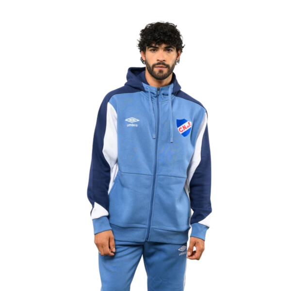 Canguro con cierre Umbro Grav Hombre NU143091 Azul Piedra-blanco