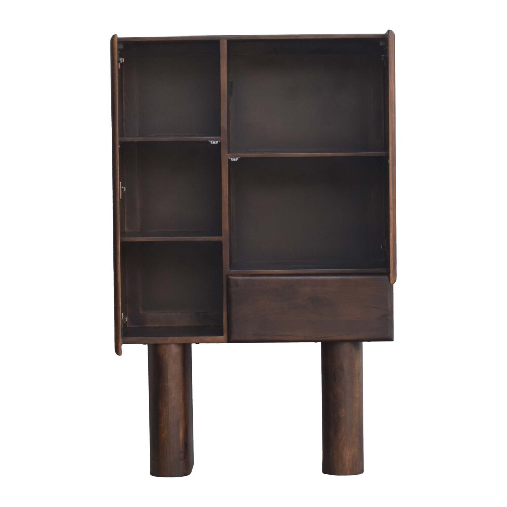 APARADOR ALTO MADERA-DE-MANGO MARRON PARKER