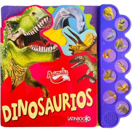 Libro Infantil con Paleta de Sonidos Animalia Dinosaurios 001