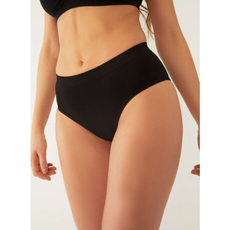 Bikini ancha sin costura Negro