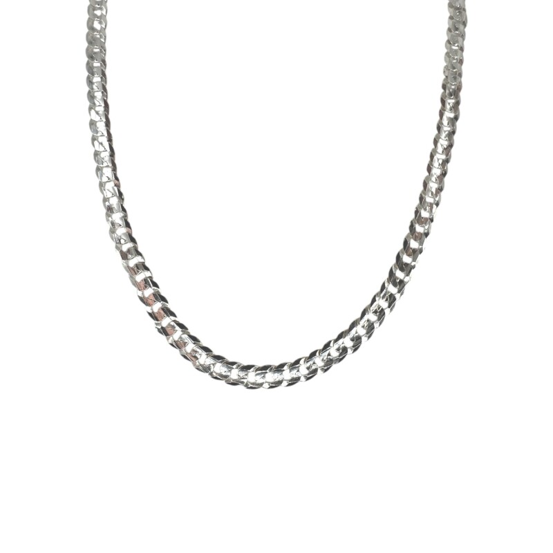 Cadena Cubana - Plata 925 - Sin Piedra - CD3516 sinpiedra