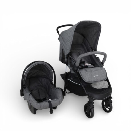 Coche Travel System ELORA TS + Baby Silla Bebesit GRIS