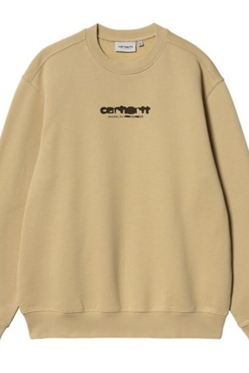 Ink Bleed Sweat Beige